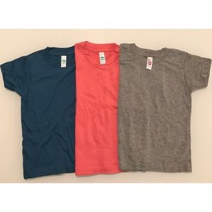 NEW American apparel organic fine jersey 2T x3